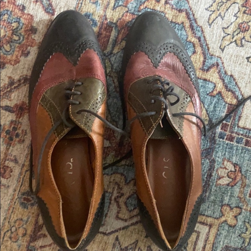 Multi-coloured Oxfords